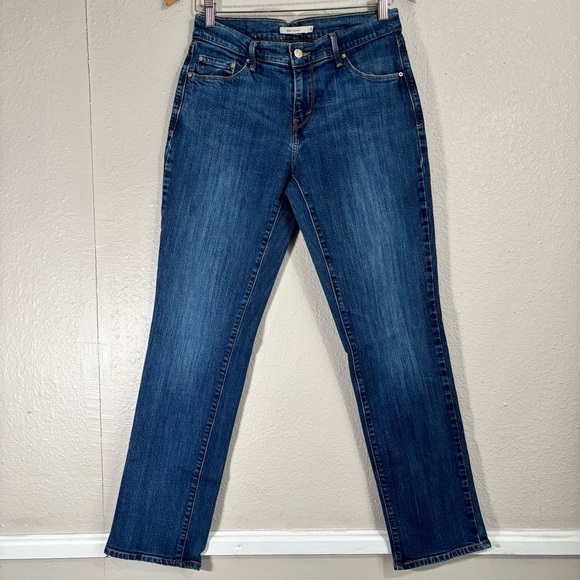 Levis Mid Rise Denim Jeans 505 Straight Leg Size 28 - Picture 8 of 8